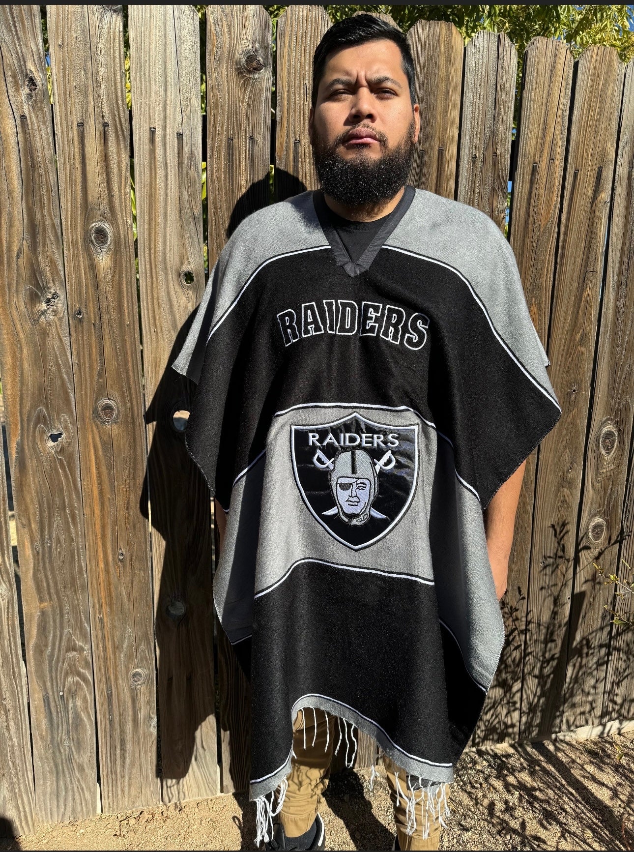 Raiders Poncho