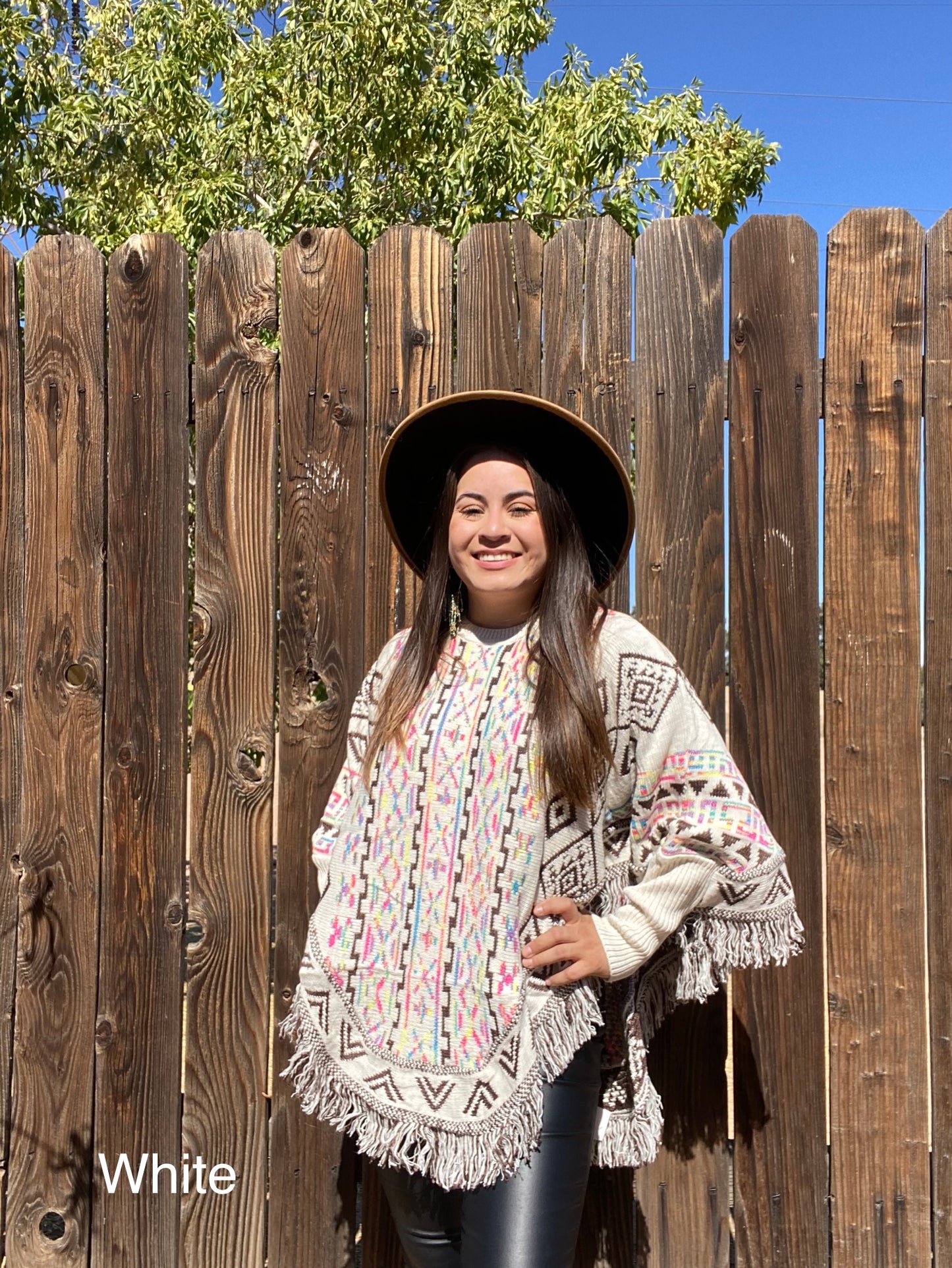 Poncho artesanal