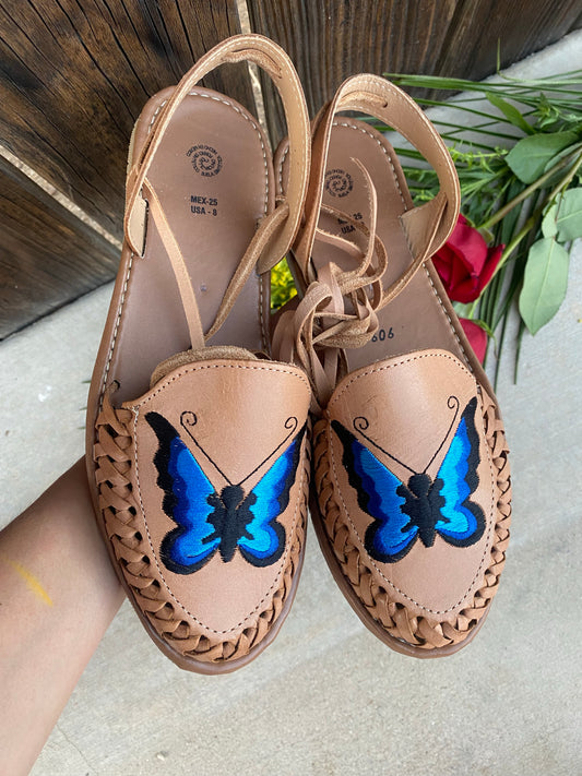 Mari lace up Tan